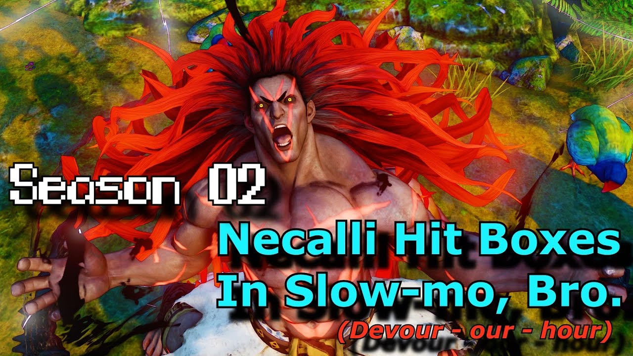 【スト５】S.02 S.F.V. Slow Motion Hit Boxes – Necalli