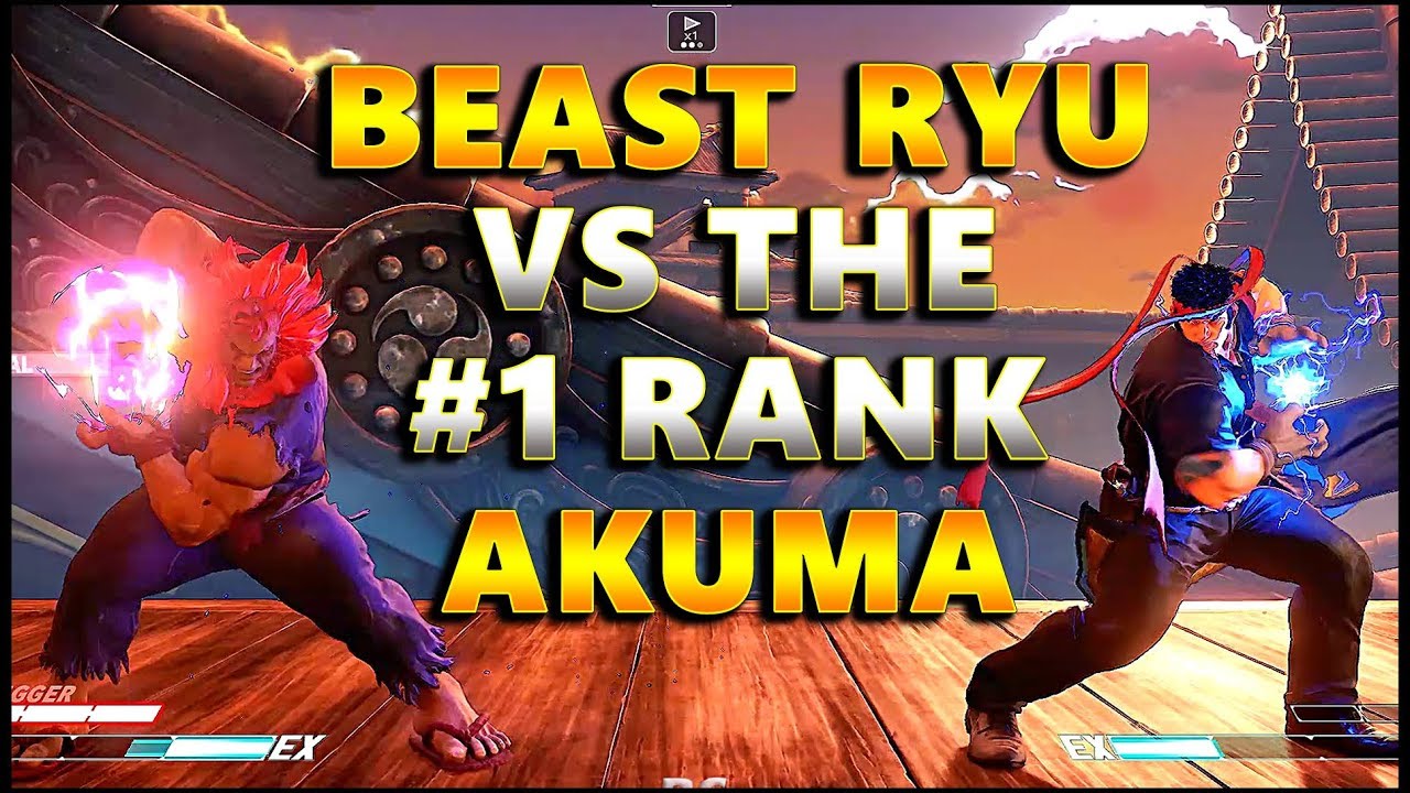 【スト５】SFV – Beastly Ryu ( NL ) Vs The HIGHEST Ranked Akuma ( SandBag ) | Best of 3 – SF5